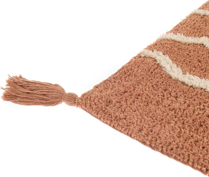 RugVista Badematte Riviera, 90 x 60 cm, Rechteckig, Mittelflor, Moderner Badteppich, Maschinenwaschb