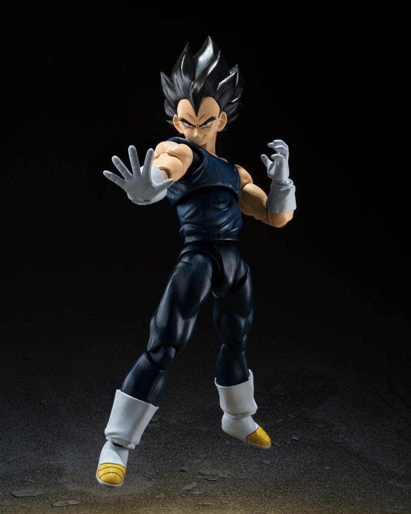 BANDAI Spirits(バンダイ スピリッツ) S.H. Figuarts Dragon Ball Super Vegeta Super Hero vorbemalte Actionfigur