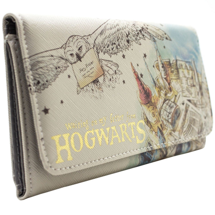 Harry Potter Waiting On My Letter Hogwarts Weiss Portemonnaie Geldbörse