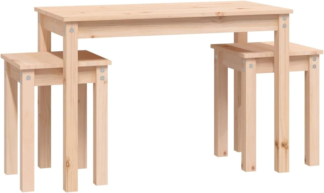 Tidyard Satztische 3 STK.Tischset Beistelltisch Satztisch-Set Tisch Seitentisch TeetischKaffeetisch