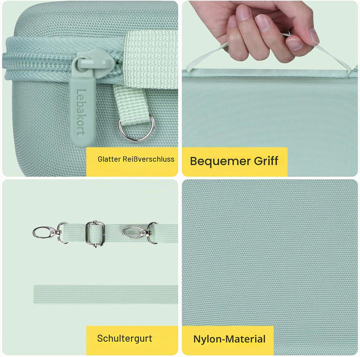 Lebakort Hart Schutz Hülle Etui für Bose SoundLink Flex (2 Gen) / Flex Tragbarer Lautsprecher Hellgr