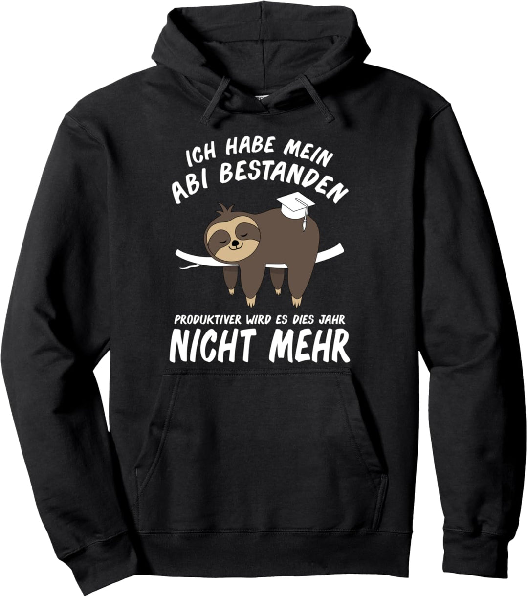 Abitur Abi bestanden Matura Lustiges Abschluss Spruch Pullover Hoodie