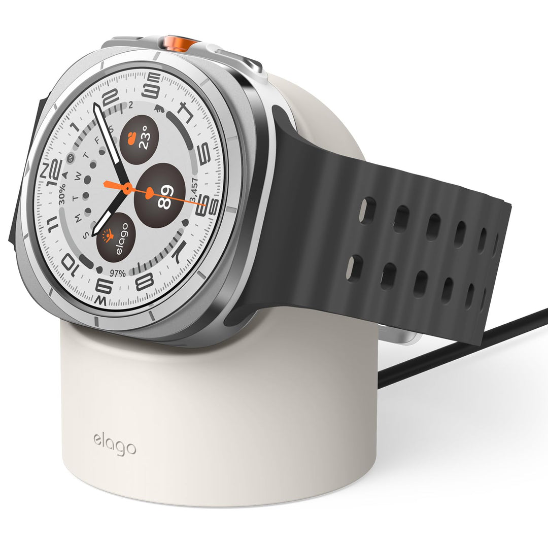 elago Ladestation für Samsung Galaxy Watch 8/8 Classic/7/Ultra/6/6 Classic/5/5 Pro [40/43/44/45/47mm
