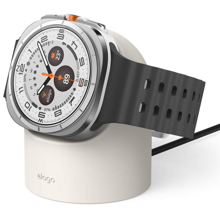 elago Ladestation für Samsung Galaxy Watch 8/8 Classic/7/Ultra/6/6 Classic/5/5 Pro [40/43/44/45/47mm