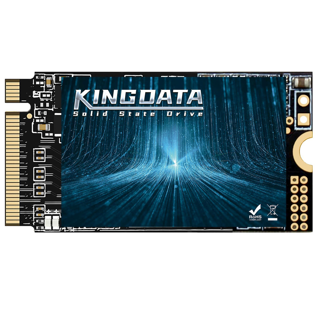 KINGDATA M.2 2242 SSD 1TB NVMe PCIe Gen3 x 4 Internal Solid State Drive, 3D NAND TLC, Gaming SSD, R/