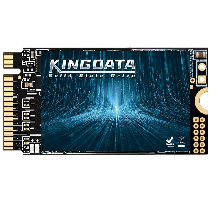 KINGDATA M.2 2242 SSD 1TB NVMe PCIe Gen3 x 4 Internal Solid State Drive, 3D NAND TLC, Gaming SSD, R/