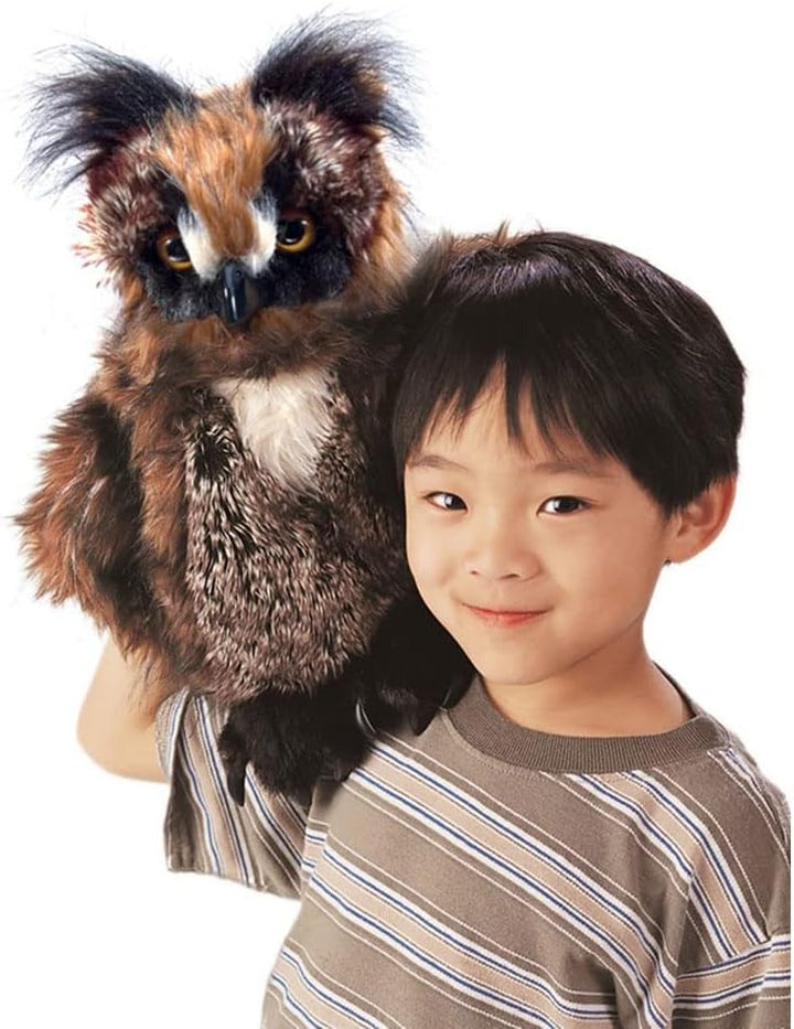 Folkmanis Great Horned Owl Hand Puppet