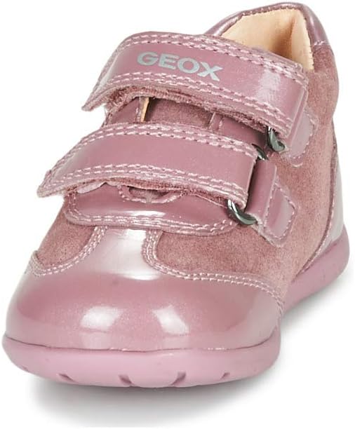 Geox Baby-Mädchen B Kaytan A First Steps 24 EU Pink Dk Pink C8006, 24 EU Pink Dk Pink C8006