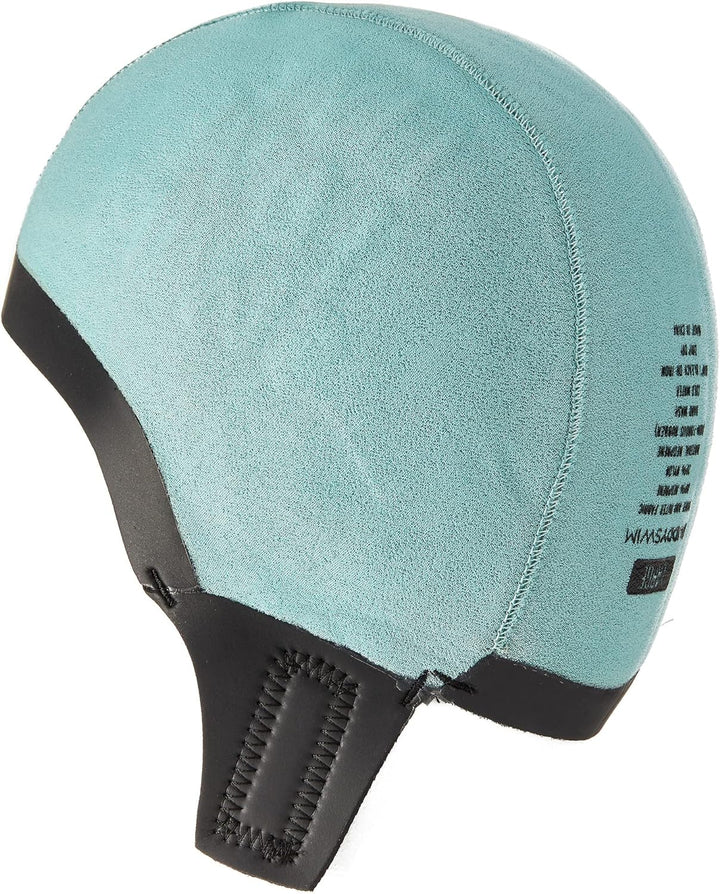 Buddyswim 2,5 mm Dicke Neoprenbadekappe für Freiwasserschwimmen. Kälteisolierende Neoprenmütze mit K