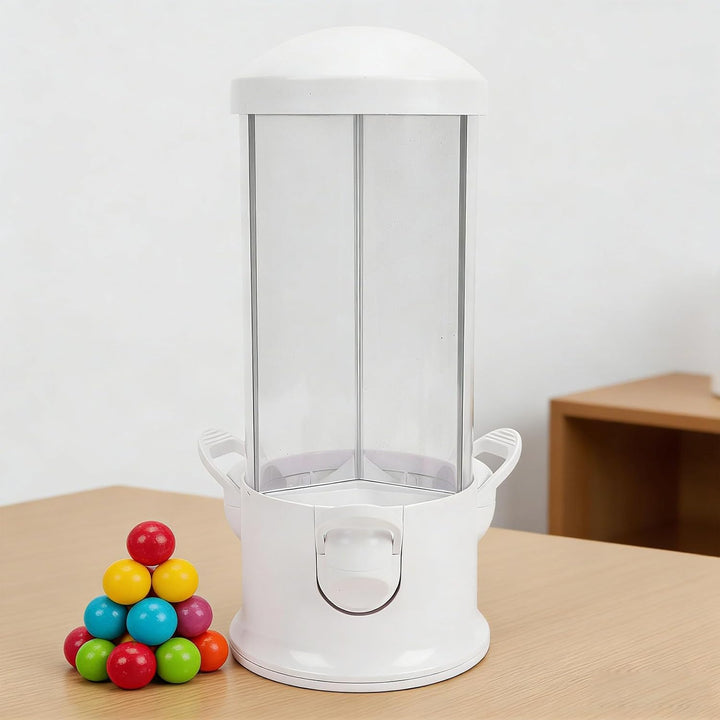 Süssigkeitenspender, 3 Fächer, Snackspender mit 360 Grad Drehbarem Auswahlmechanismus, für Jellybean