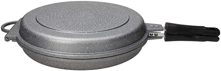 Tognana WI758F2AMN2 Doppelpfanne 30 cm, Aluminium, Schwarz