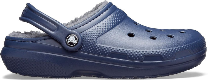 Crocs Unisex Classic Lined Clogs 37/38 EU Navy Charcoal, 37/38 EU Navy Charcoal