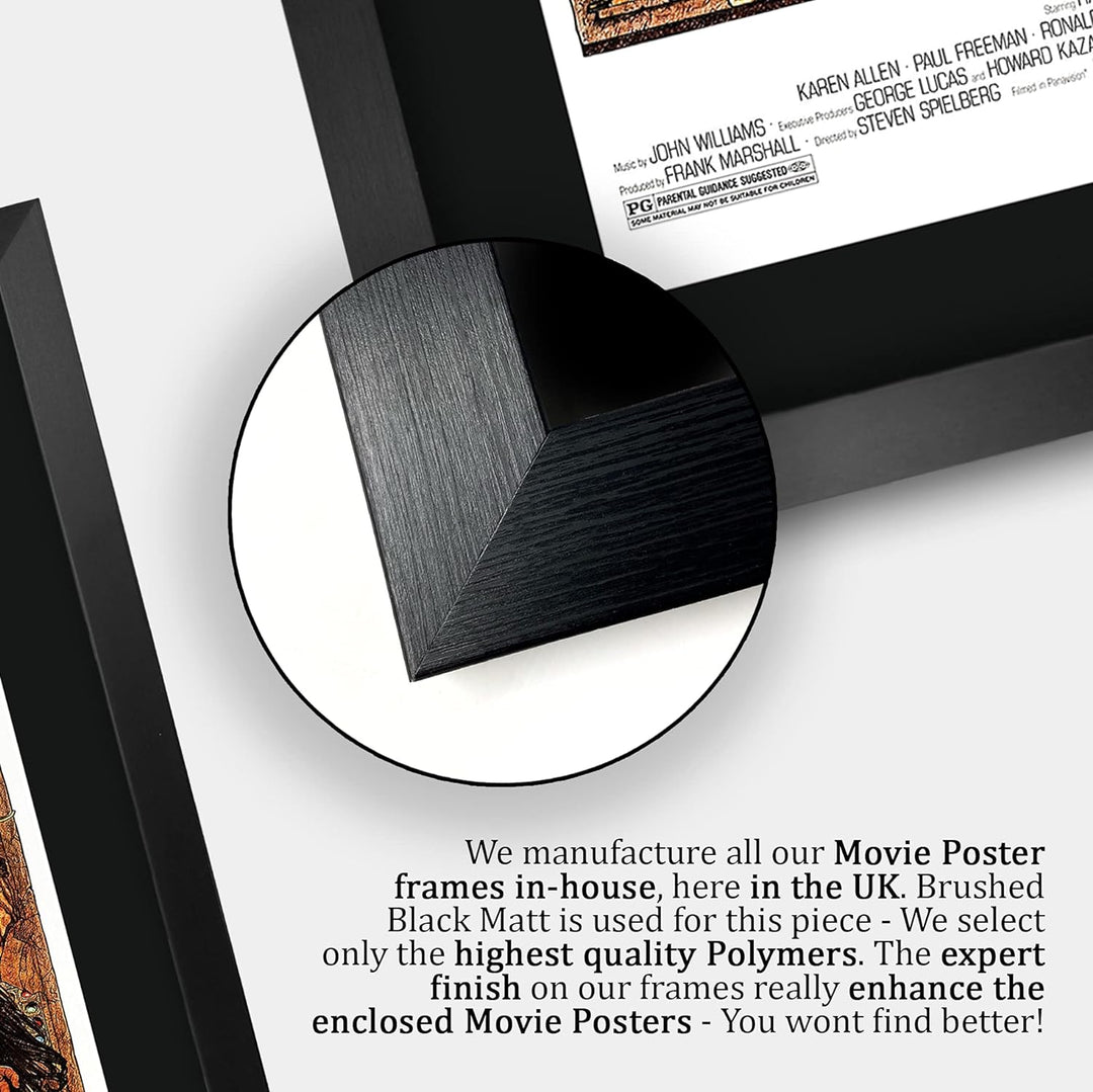 HWC Trading Indiana Jones Raiders Of The Lost Ark A3 Gerahmte Signiert Gedruckt Autogramme Bild Druc