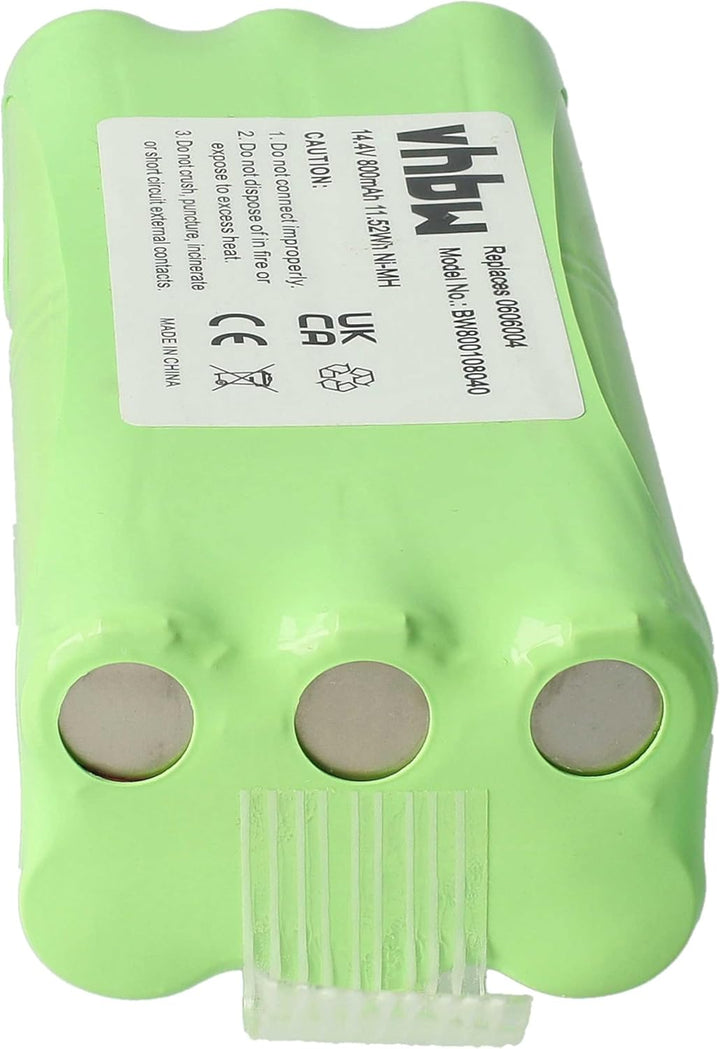 vhbw Akku kompatibel mit Dirt Devil Spider M607, Spider 2.0 M612, M610, M611, M612L Staubsauger (800