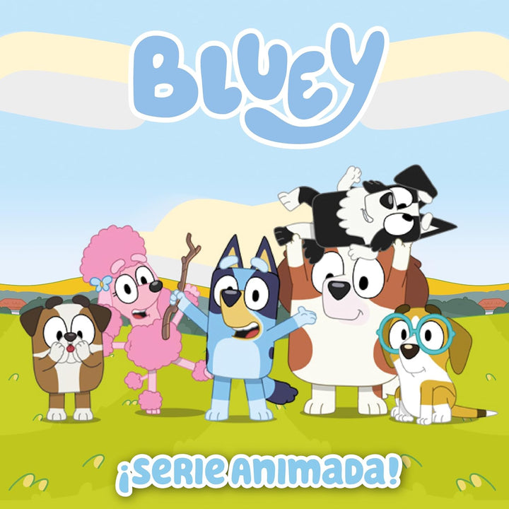 Bluey Packung mit 2 Figuren, bewegliche Figuren, Freunde, bereit für Abenteuer, Puppen der Kinderser