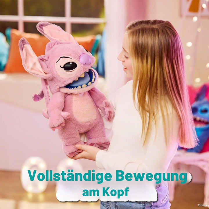Disney Angel Puppetronic by Real FX, elektronisches Plüschtier, 45 cm, 100+ Kombinationen von Aktion