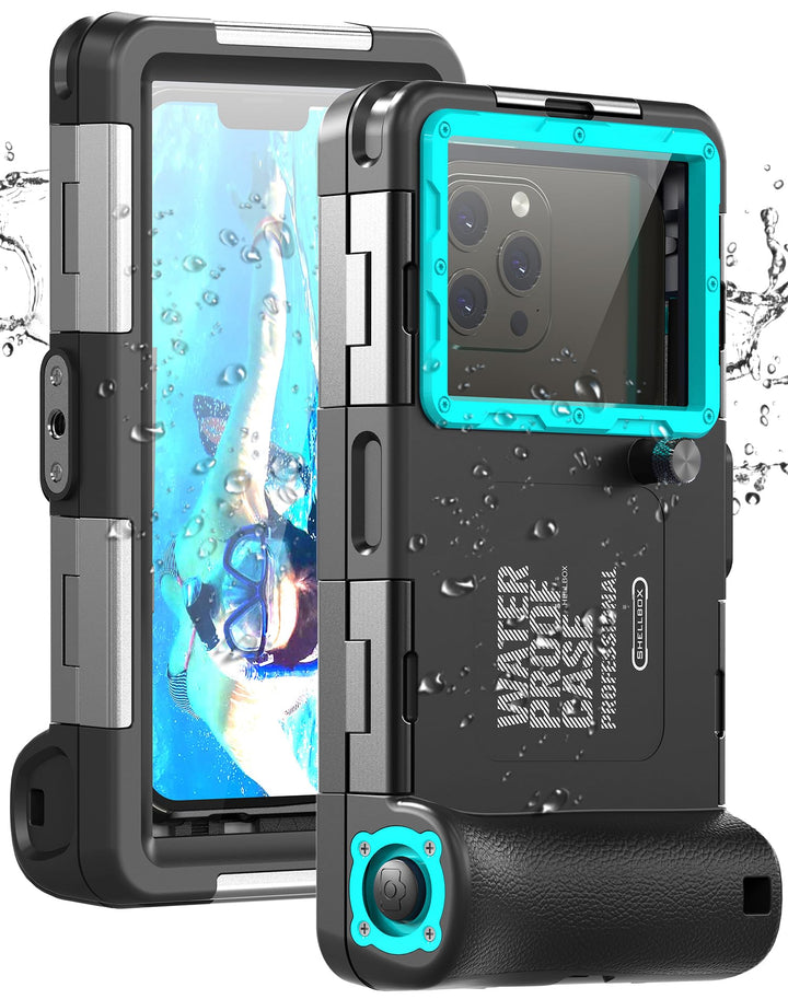 Unterwasser-Tauchgehäuse für iPhone, Samsung Galaxy, Huawei Xiaomi Redmi Smartphones, Professionelle