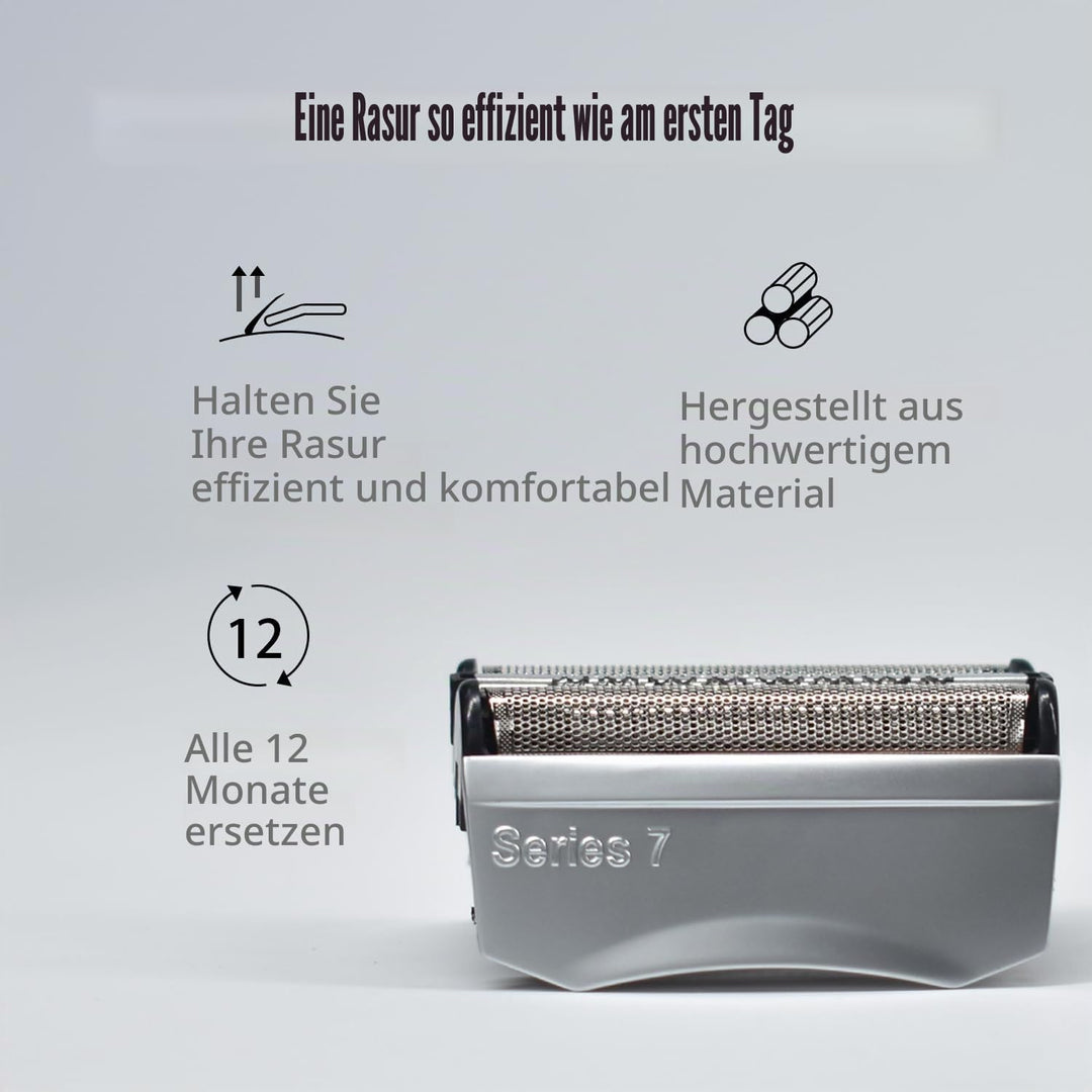 Series 7 70S Scherkopf für Braun Elektrorasierer, Scherkopf Ersatz Kompatibel mit Braun Rasierer Her