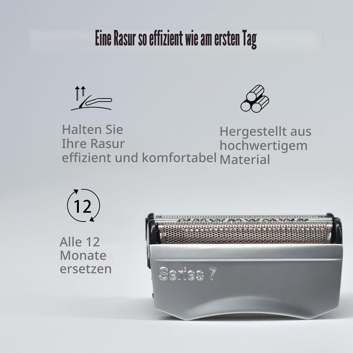 Series 7 70S Scherkopf für Braun Elektrorasierer, Scherkopf Ersatz Kompatibel mit Braun Rasierer Her
