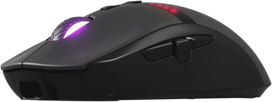 Oversteel - Invar Wireless Gaming Maus, 10000 DPI einstellbar, 8 programmierbare Tasten, 10 RGB-Bele