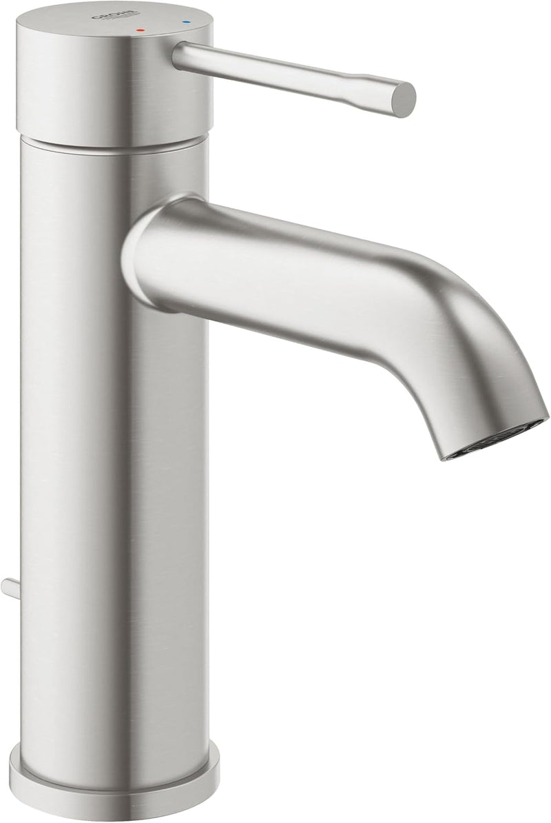 GROHE Essence - Einhand- Waschtischarmatur (wassersparend, mit Temperaturbegrenzer, versellbarer Mou