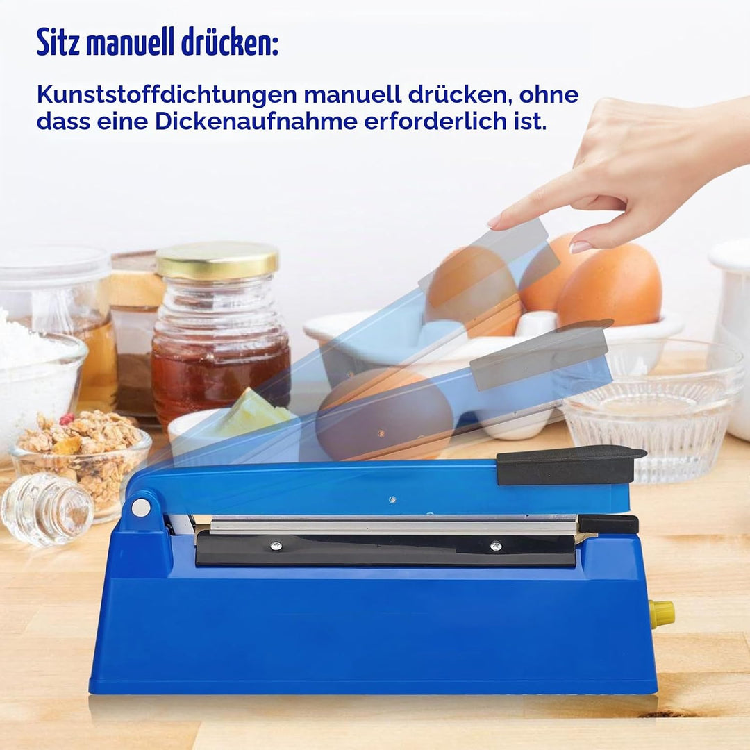 Heisssiegelgerät, 200mm Folienschweissgerät, Bag Sealer, Mini Folienschweissgerät, Plastiktüten Tüte