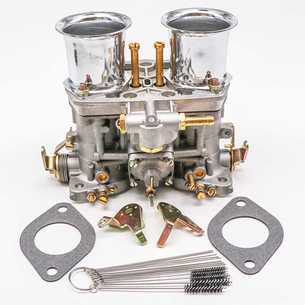 Dokili Vergaser mit Air Horn Ersatz für Weber 40 IDF 40mm BUG Beetle VW Fiat Prosche Solex Dellorto