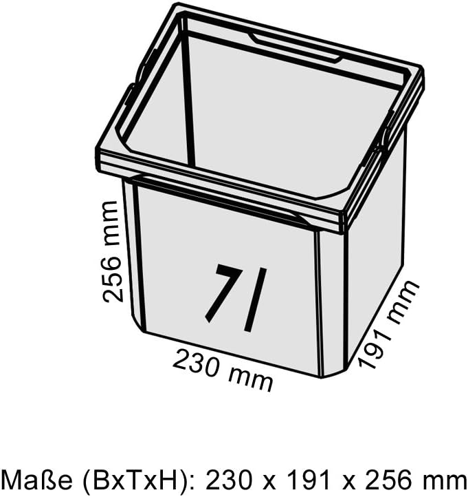Naber Befestigung, Grau, 7L