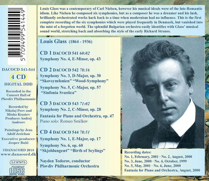 Sechs Symphonien, Audio-CD