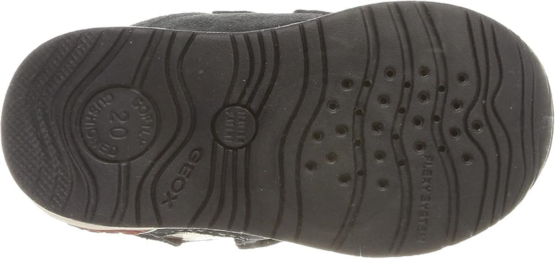 Geox Baby-Jungen B Rishon Boy B Erste Schritte 18 EU Navy White, 18 EU Navy White