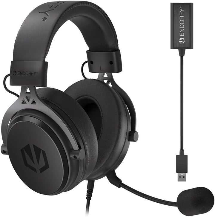 ENDORFY VIRO Plus USB Headset Wired Head-Band Music/Everyday Black Schwarz