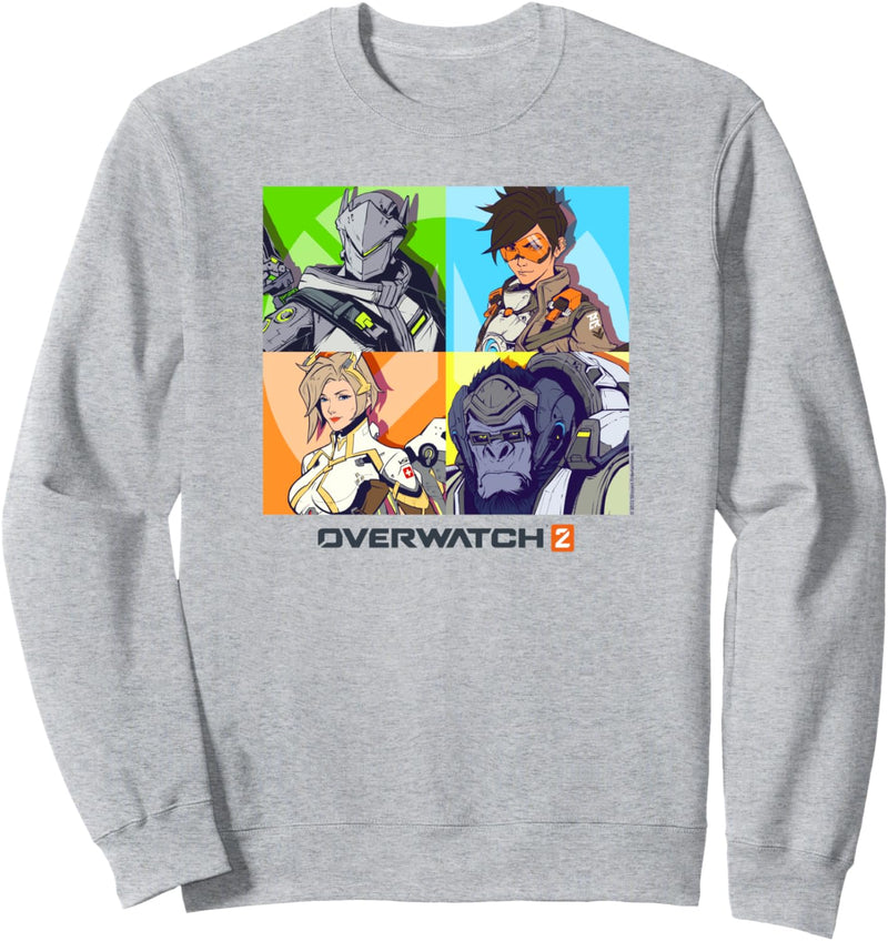 Overwatch 2 Group Box Up Icons Sweatshirt