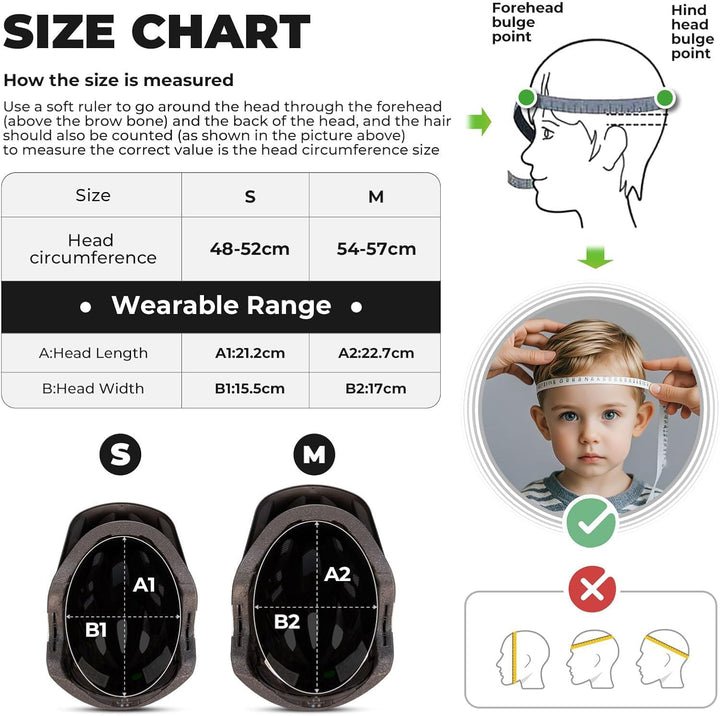 ROCKBROS Kinderhelm Integriert Fahrradhelm Kinder Jugend Fullface Helm mit Abnehmbarem Kinnschutz BM