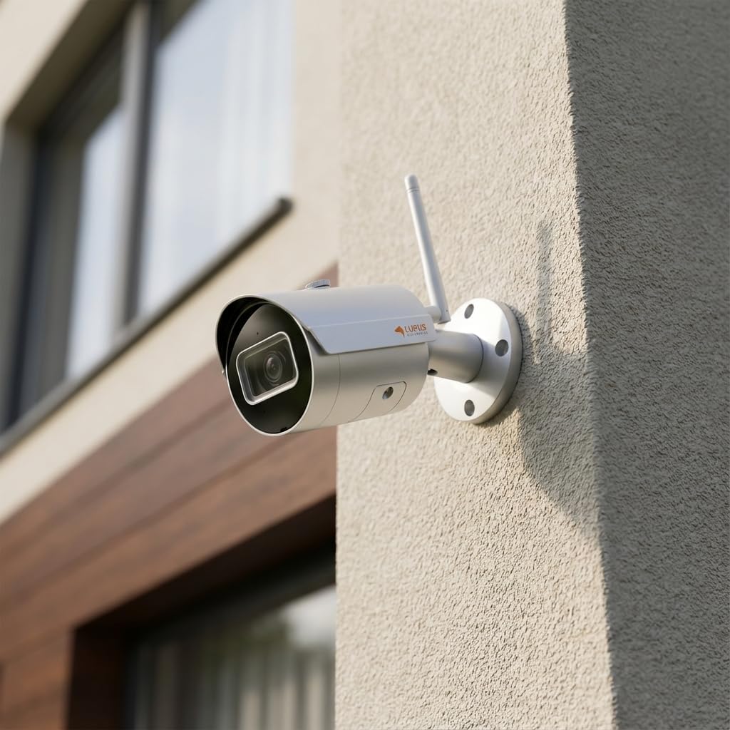 Lupus LE202 WLAN IP Kamera, Mini Überwachungskamera für aussen, SD Aufzeichnung, Deutscher Herstelle