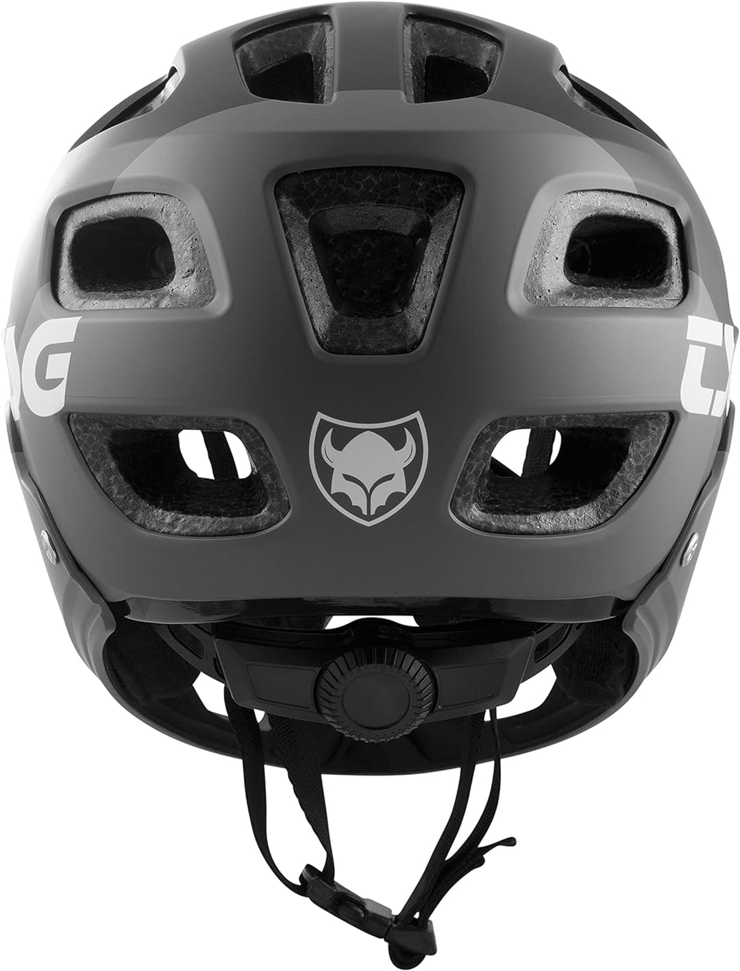 TSG Kids Downhill MTB-Helm Seek Youth FR Graphic Design - Flow Gray-Black Schwarz XXS/XS (52-54cm),