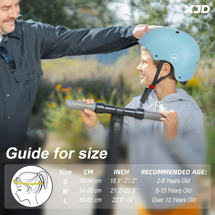 XJD Fahrradhelm Kinder Jugend Klassiker Kinderhelm Mädchen Skaterhelm für Fahrrad Skateboard Scooter
