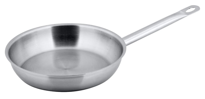 METRO Professional Pfanne unbeschichtet | Ø 24 cm | Edelstahl | Backofengeeignet bis max. 240 °C | a