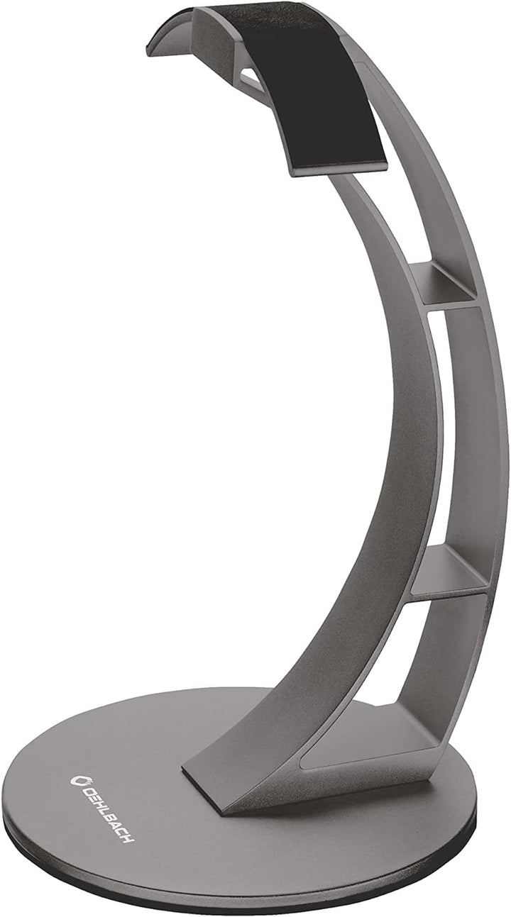 Oehlbach Alu Style - hochwertiger Kopfhörerständer (Aluminium eloxiert, materialschonende Aufbewahru