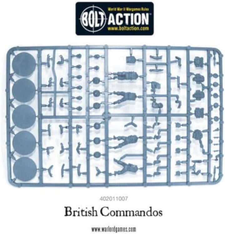 28mm WW2 Britische Kommandos 25 Plastikfiguren - Bolzenaktion Wargaming Miniaturen - Royal Marines