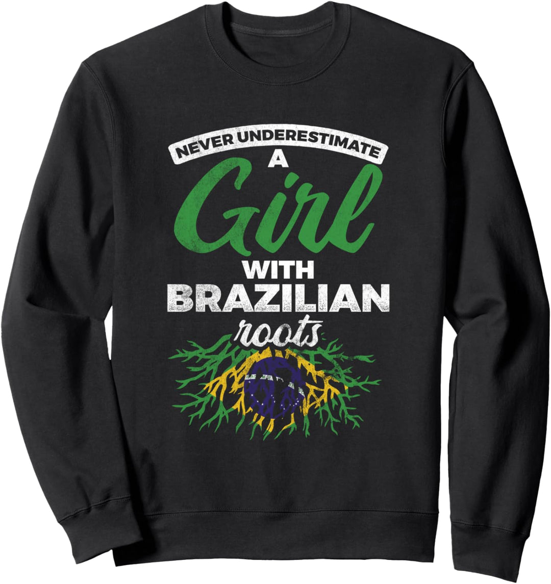 Brazilian Roots Brasilianische Flagge Brasilien Sweatshirt