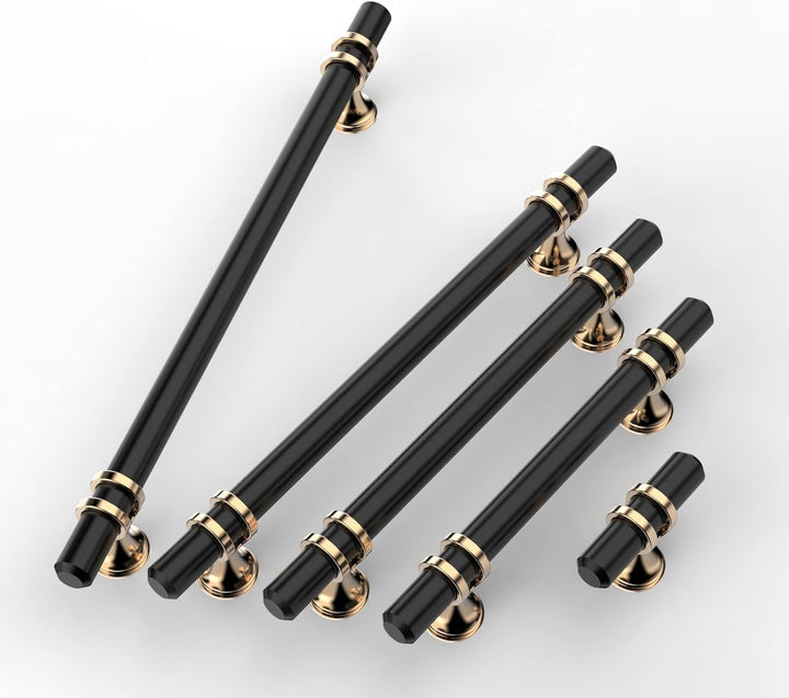 FURNIWARE 10 Stück Möbelgriff, 128mm Bohrlochabstand Möbelgriffe Schrankgriffe Küche Kabinett Griff