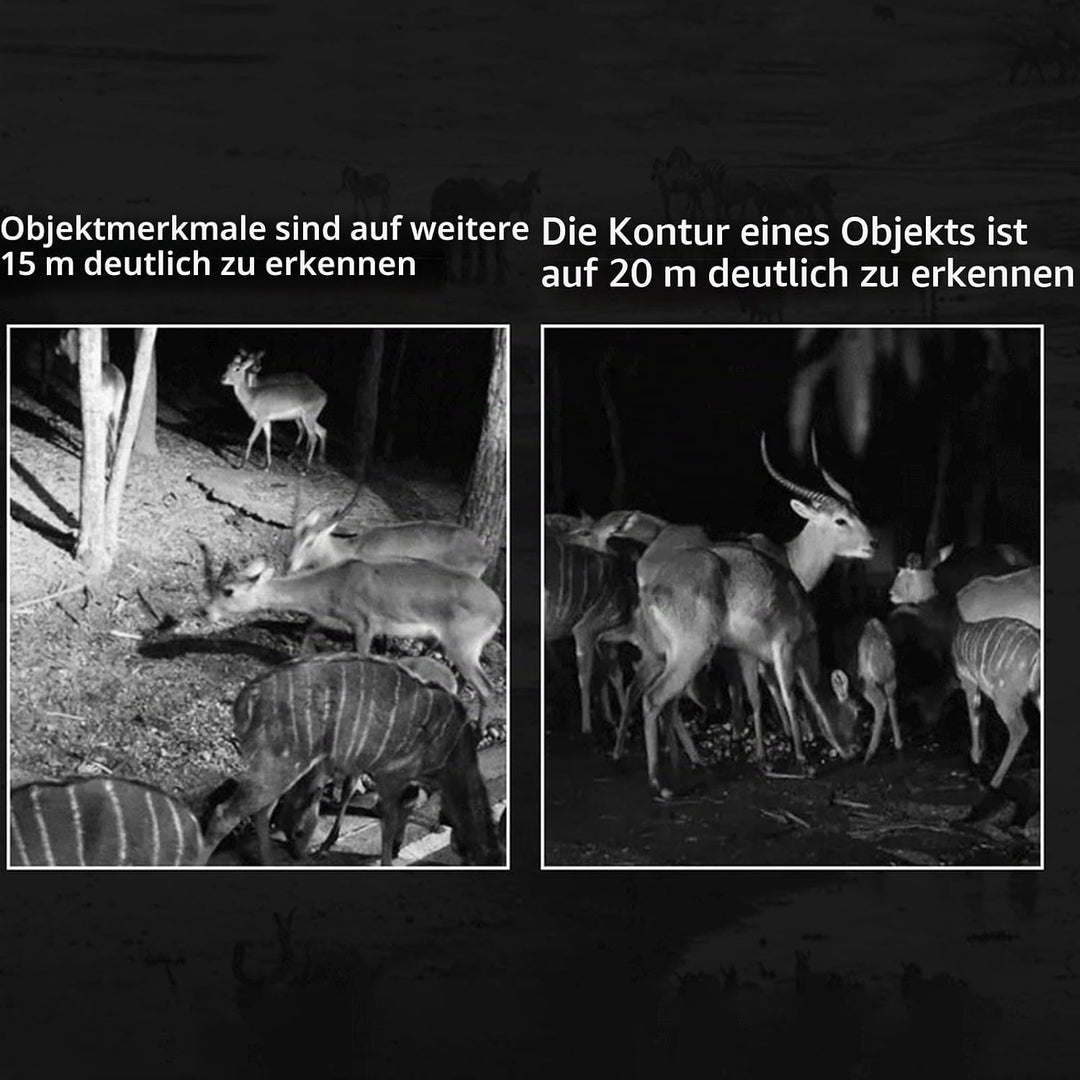 Wildkameras, 16 MP, 1080P HD, wasserdichte Wildkamera mit Schneller Auslösezeit, Infrarot-Nachtsicht
