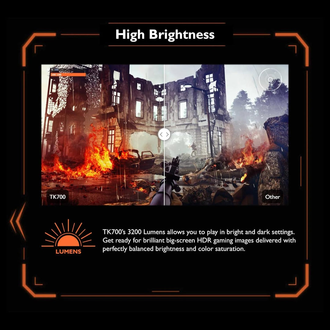 BenQ 4K Gaming Beamer TK700STi mit 3.000 ANSI Lumen, HDR, Game-Modi, Kurzdistanz, geringem Input Lag