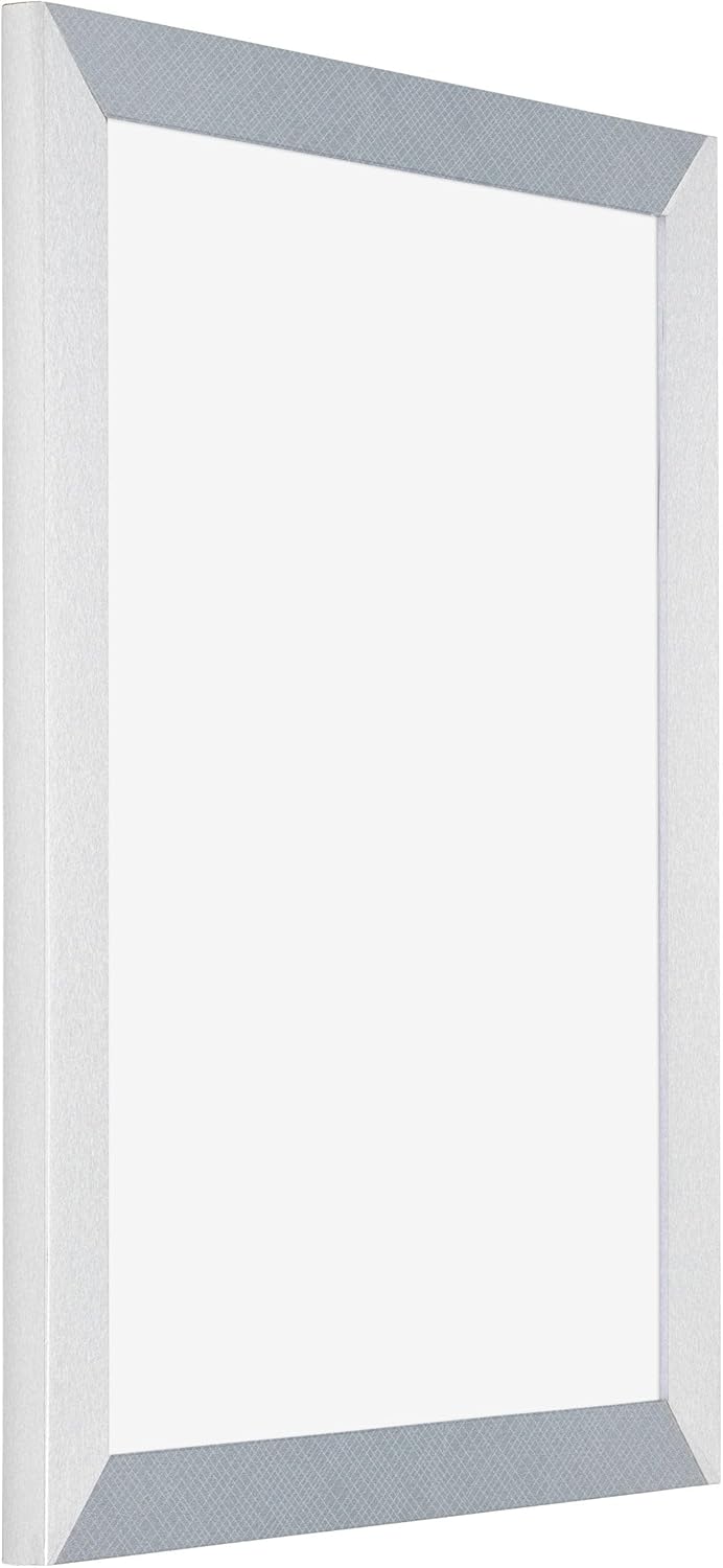 yd. Your Decoration - Bilderrahmen 75x100 cm - Aluminium Gebürstet - Bilderrahmen aus MDF mit Acrylg