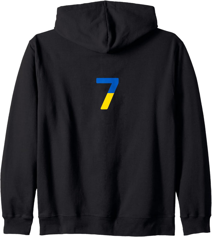 Flagge Ukraine Kapuzenjacke