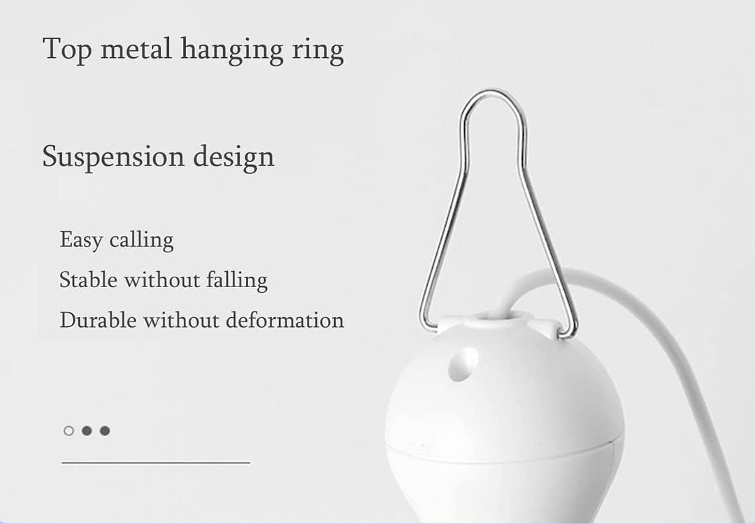 TangDao Mini Mobiler Deckenventilator,4-stufige Windeinstellung USB-betrieben Ventilator Ø42 CM 5W m