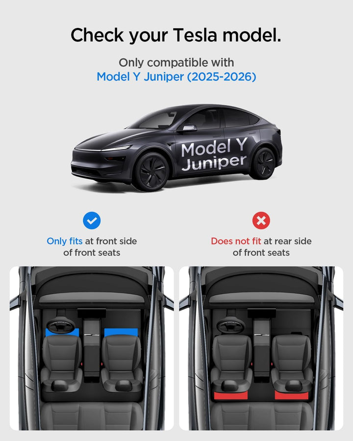 Spigen Tesla Model Y Juniper (Standard/Premium/Performance 2025–2026) Untersitz-Aufbewahrungsbox [1e