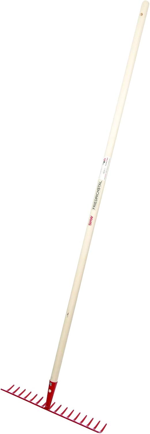 Gartenset: Frankfurter Schaufel und Gartenrechen, Stahl & Espe, 130cm und 150cm von SHW-FIRE