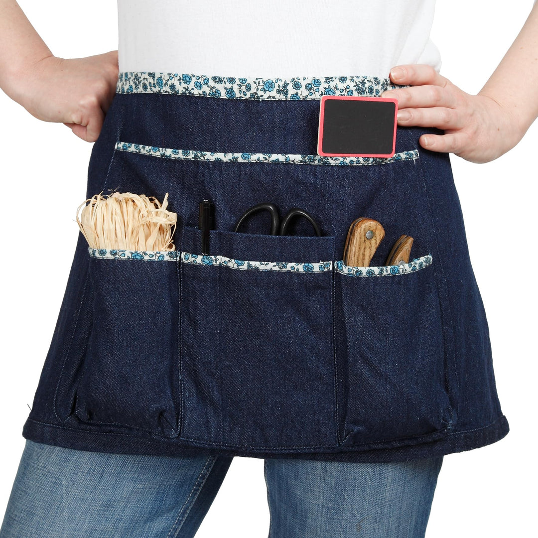 La Cordeline kurze Gärtnerschürze Jeansblau Liberty 64 x 0,5 x 34 cm TJC1BJL