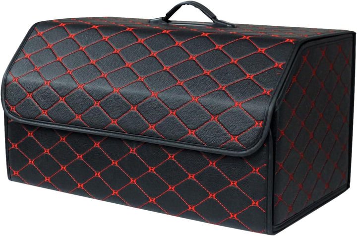 Ergocar Kofferraum Organizer Luxus-PU-Leder Aufbewahrungstasche Organizer Wasserdicht Faltbar Koffer